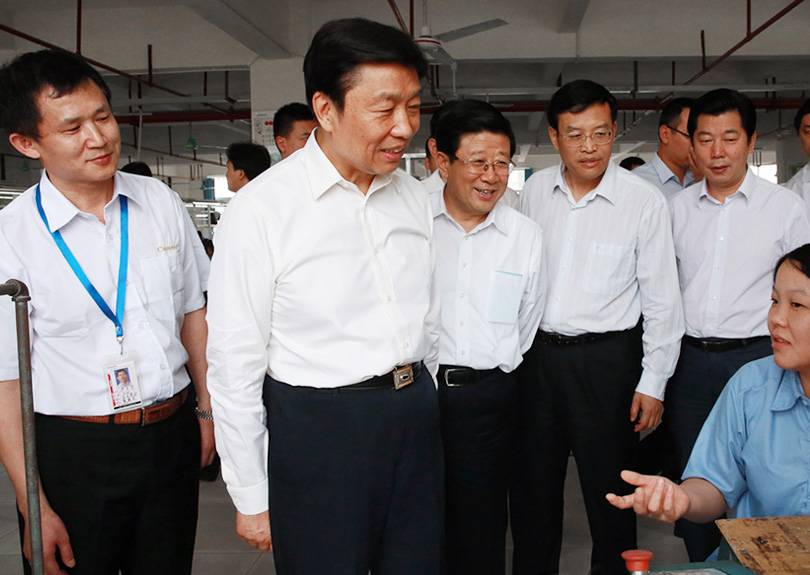 李源潮在豪利777官方网站调研纪实