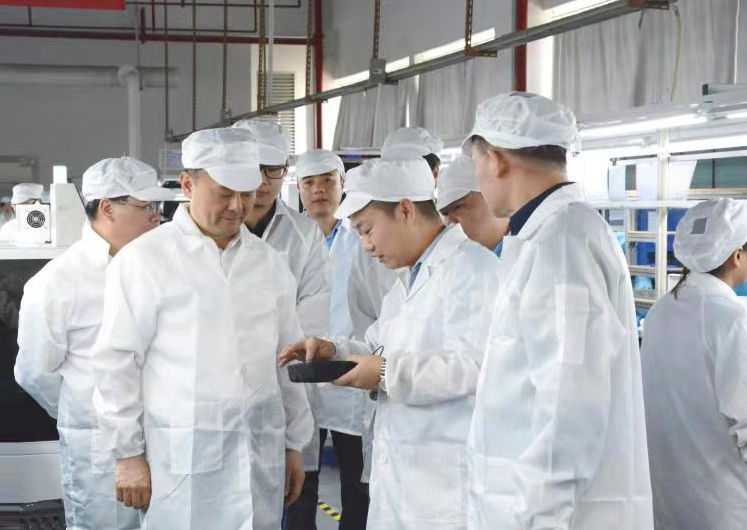 萍乡市委书记陈敏率队到豪利777官方网站考察